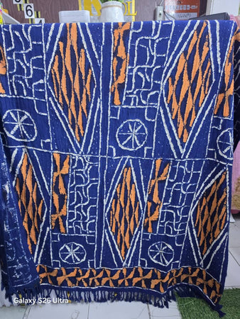 Véritable ndop tissé  a la main