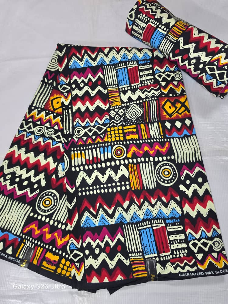 Pagne motif ankara et antiquity