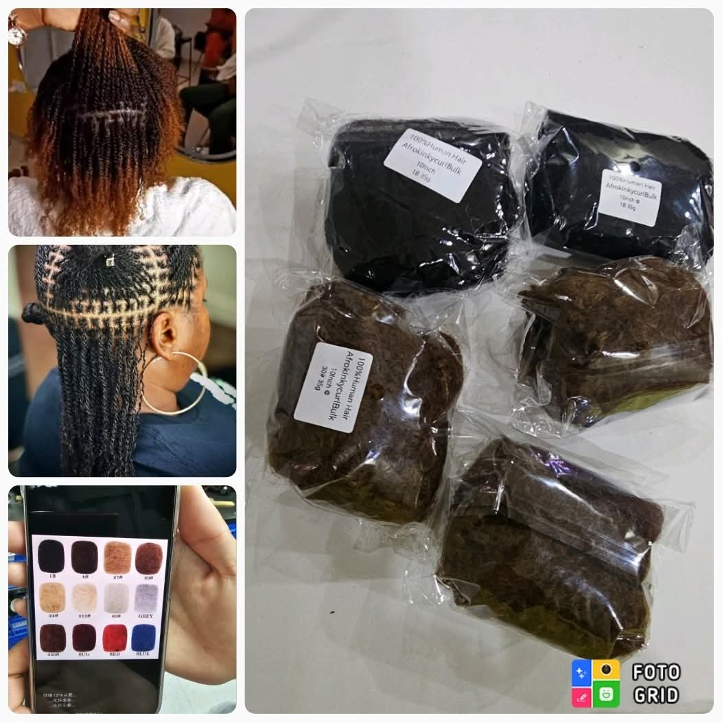 Afrokinky  Naturel Taille 10 et 12